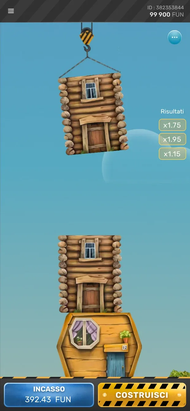 Tower Rush in verticale su un telefono Android, dentro il browser